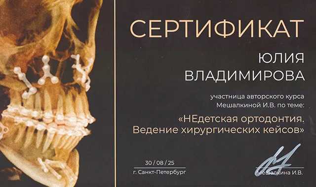 Сертификат 2